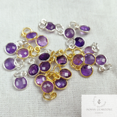 Amethyst Pendant, Genuine Amethyst Jewelry, February Birthstone Jewelry, Dainty Pendant, Bridesmaid Gifts, Graduation Gift, Gift for Her